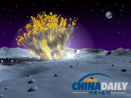 流星“吻月”引发大爆炸仅凭肉眼就能观测（图）