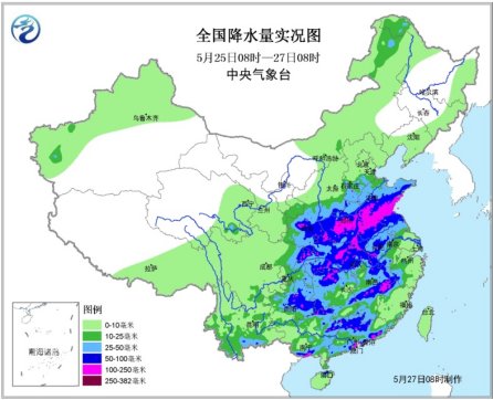 中国大部地区暴雨接近尾声广东福建等地仍持续