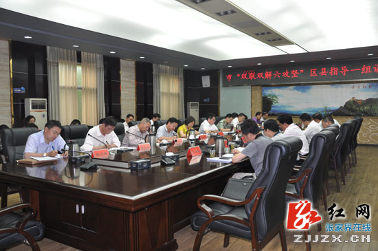 杨光荣率“双联双解六攻坚”区县指导一组深入慈利县调研