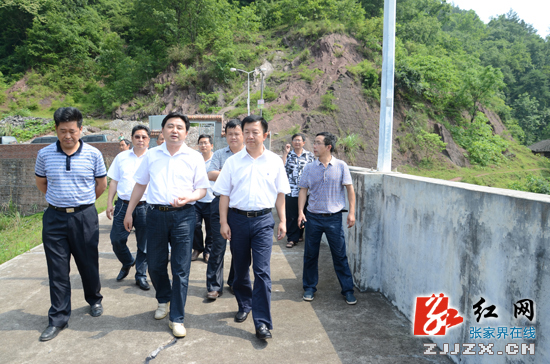 程丹峰深入桑植县检查防汛抗旱工作