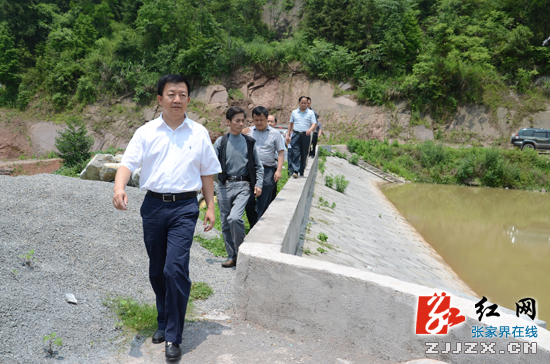 程丹峰深入桑植县检查防汛抗旱工作