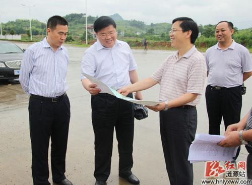 娄底市委副书记徐文龙来涟源调研指导工作