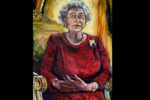 英国女王最新画像揭幕外界评价褒贬不一（图）