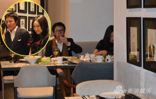 13年1月9日,李云迪与女伴一起为朋友餐厅开业捧场