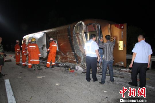 事故现场。陆妙摄