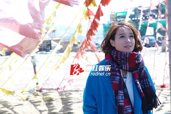 感受青藏高原风马旗