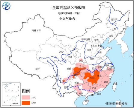 高温继续在南方发威湖南江西将接受“烤验”