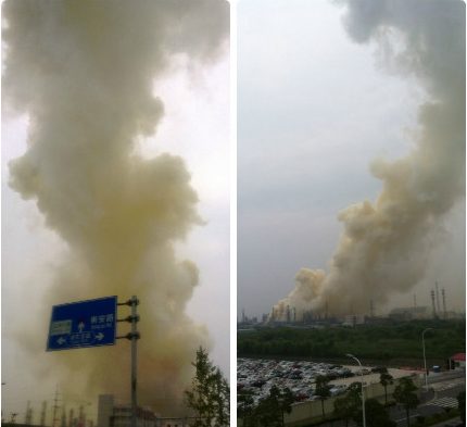 上海一化工厂发生爆燃 50多辆消防车赶赴现场