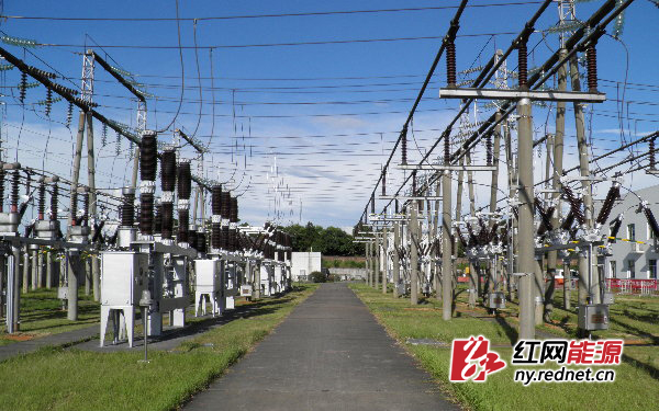 改造后的大塘冲变电站。