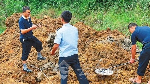 工地刨出269枚二战遗留手榴弹 能炸毁一栋楼