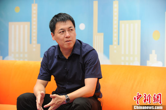 圆明园学术委员会委员刘阳 中新网记者张龙云摄