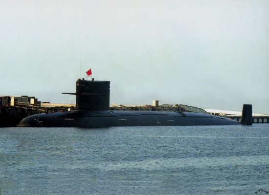 资料图:中国093核动力攻击潜艇。