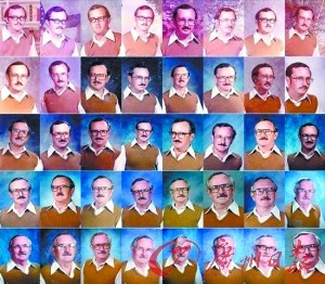 连续40年穿同一套衣服拍照美国一教师走红（图）