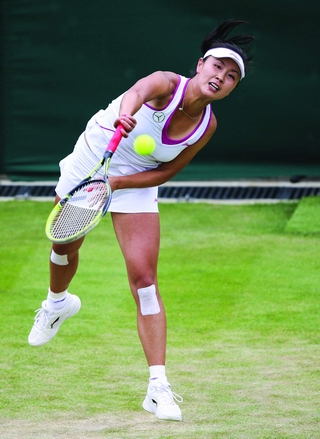 湘潭妹子彭帅搭档谢淑薇获温网女双冠军