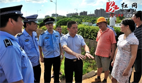 王永红出席岳塘区渣土运输整治工程启动仪式