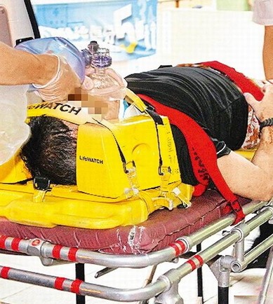 男子洪圣佑送医仍伤重不治。（图片来自台媒）