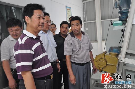 朱国军深入岩泊渡调研红薯粉丝产业