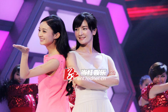 《快乐大本营》李晟赵丽颖PK女神