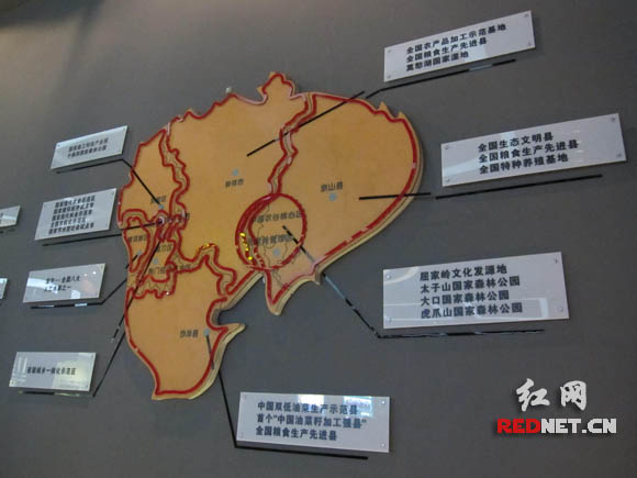 中囯农谷文化馆一角。