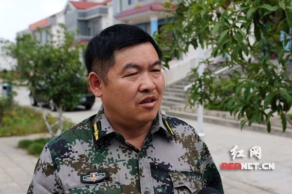 澧县张公庙镇高路铺村支部书记、退役军人史开申。