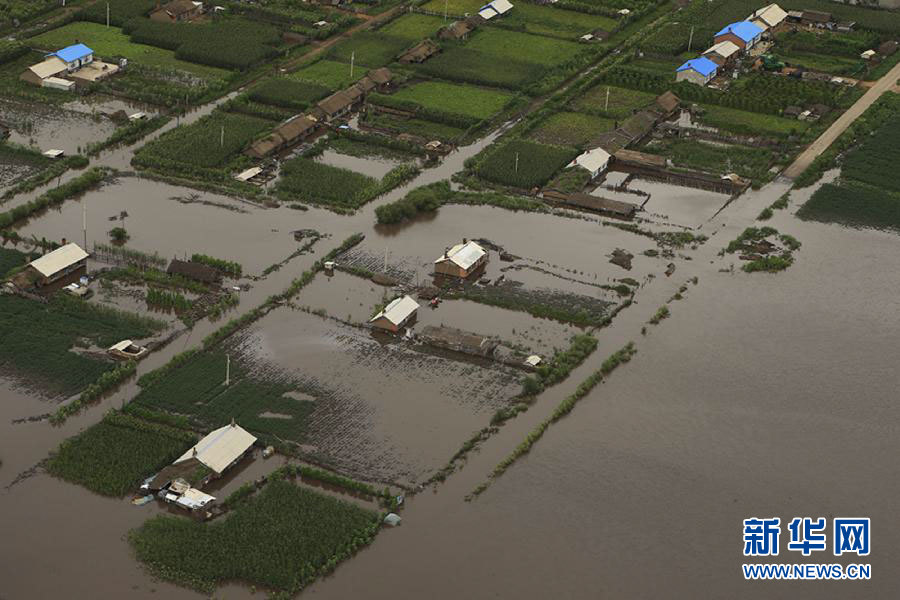 多地村庄、农田被淹 嫩江流域防汛形势严峻(组图)