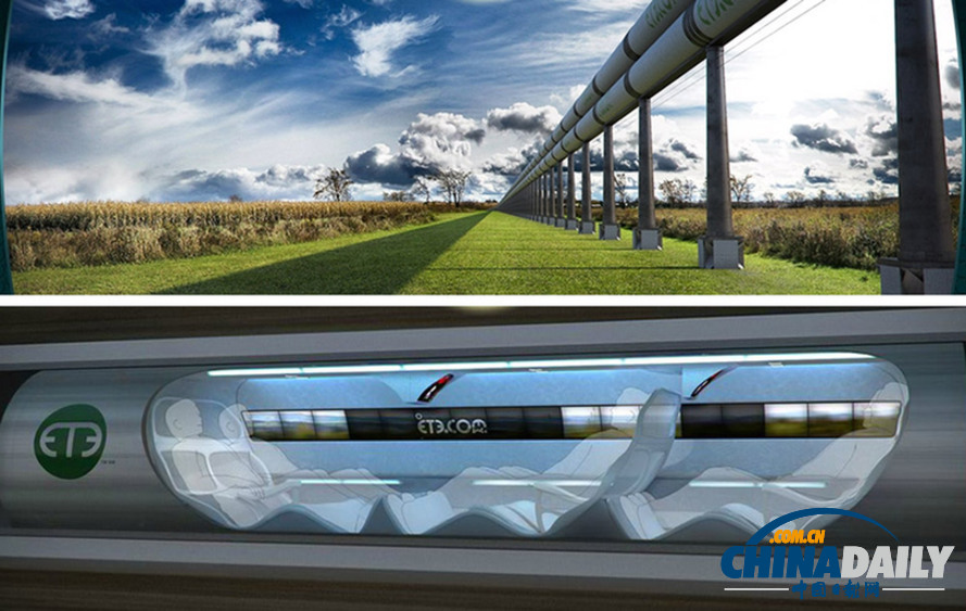 美硅谷富豪公布疯狂高铁蓝图 称两年或可完成原型机