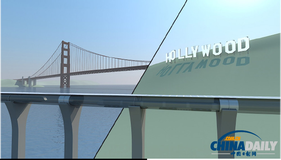 美硅谷富豪公布疯狂高铁蓝图 称两年或可完成原型机