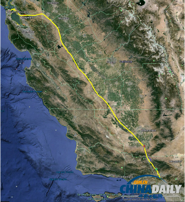 美硅谷富豪公布疯狂高铁蓝图 称两年或可完成原型机