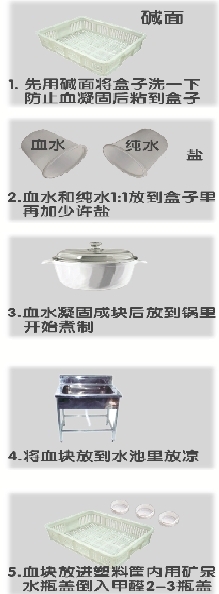 一些不良商家生产血豆腐时,为了让其颜色更加好看、保鲜时间更长,会加入一些甲醛。
