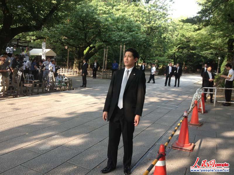 政府安保人员到场。（摄影：赵松）
