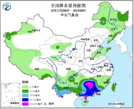 未来三天东北强降雨减弱 广东湖南等地暴雨持续