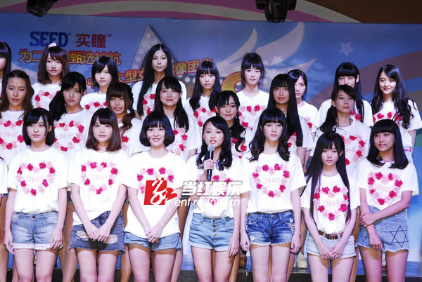 SNH48二期生亮相 34妹子脱颖而出人气高