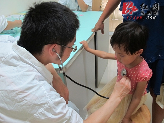 省“心希望计划”活动专家组来岳塘区开展免费普查