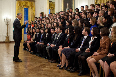 白宫实习生拟“上访”要求奥巴马支付薪水（图）