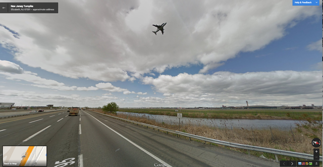 Unbelievable Google Street View Captures a Space Shuttle Flyover