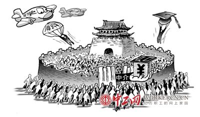 京城“纸”贵。漫画李法明