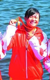 这块金牌献给天堂的父亲