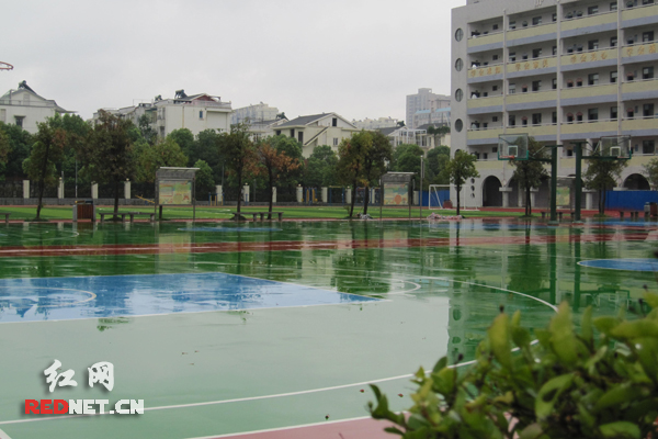 长沙高新区新改扩建部分校园运动场。