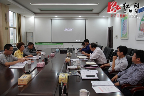 湘潭广电全媒体中心与岳塘经开区进行对接