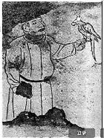 太平公主次女墓中壁画