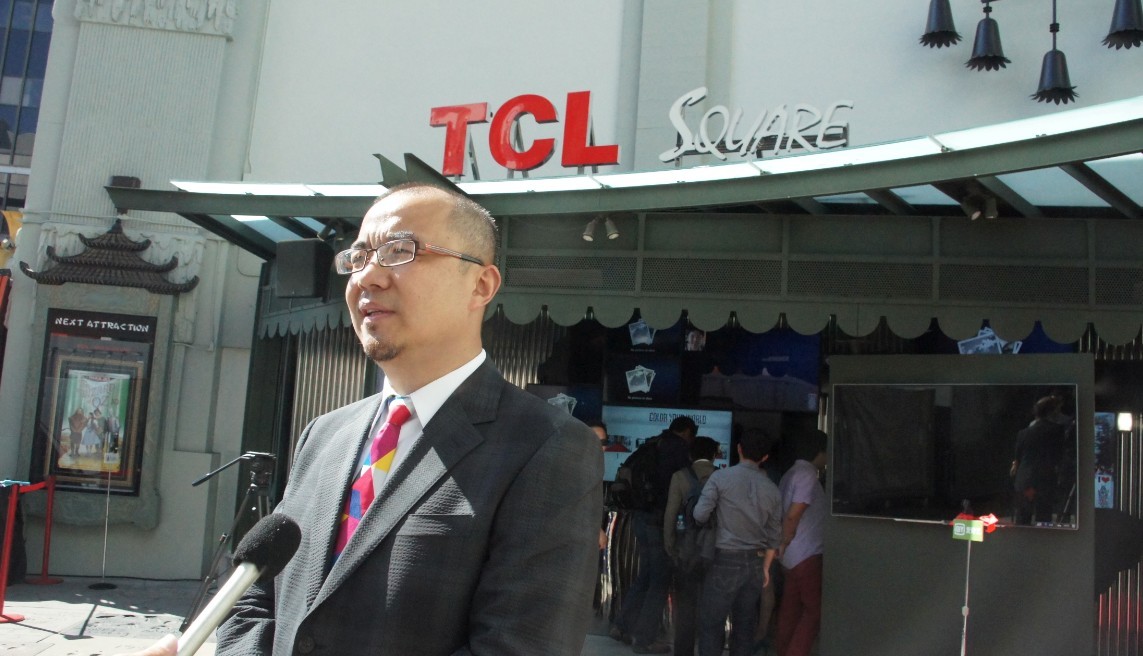 TCL集团梁总接受采访，诠释好莱坞TCL微电影节“活出色”主题