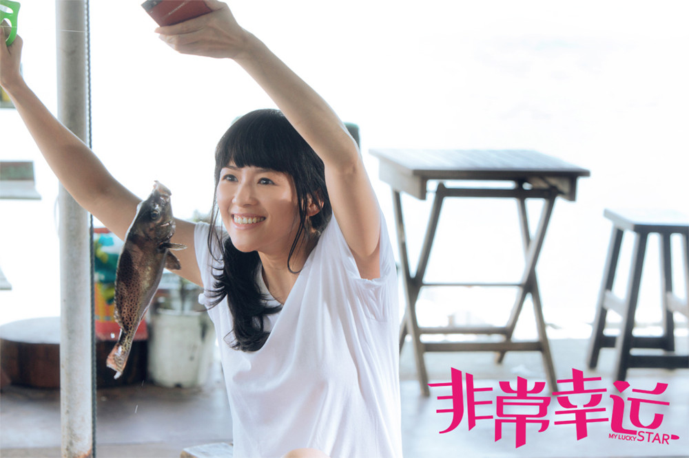 章子怡邻家小女孩造型