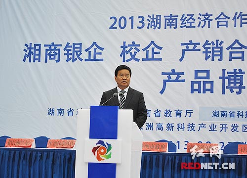 湖南省副省长何报翔出席会议并讲话。