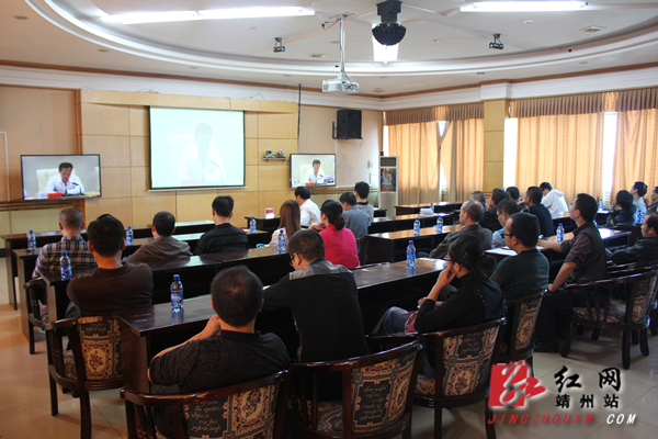 靖州积极组织收听收看全省防汛抗旱总结暨水利