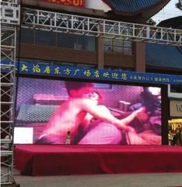 四川自贡广场屏幕现不雅画面 引少儿“围观”