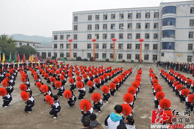 桃江县第十二届县属高中体育节开幕