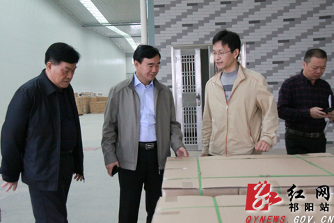 祁阳县委书记张常明督查经开区重点项目建设情