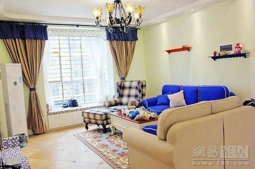 网购达人省钱经 120㎡巧搭地中海风格家