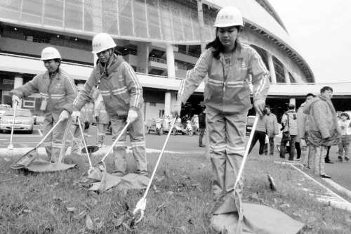 在比赛中，郭笛右一的表现很抢眼
