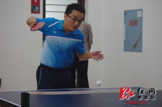 乒乓球赛精彩瞬间